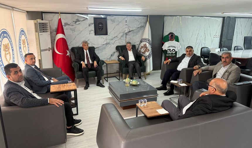 Hüseyin Şanverdi'den Cizre TSO ziyaret