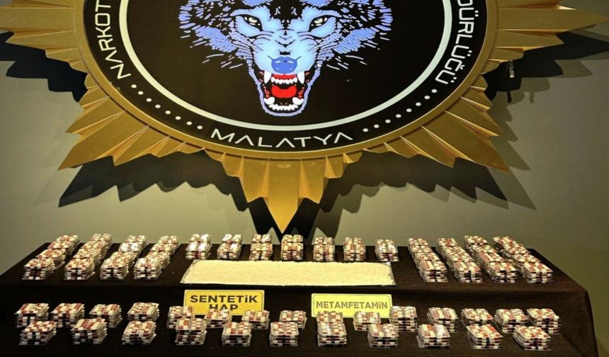 Malatya'da narkotik operasyonu: 10 şüpheli gözaltında