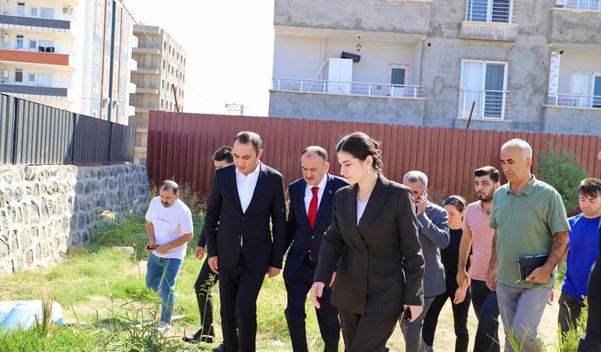 Silopi'de yeni okul inşası için yer tespit çalışması yapıldı