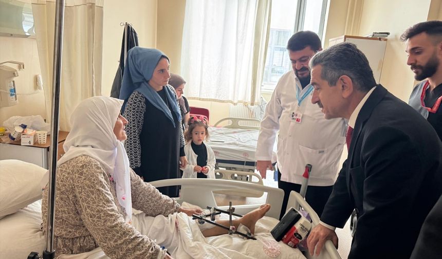 Şırnak Valisi Ekici'den hastalara ziyaret
