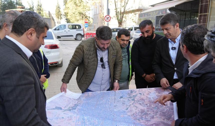 Adıyaman Çarşısında Altyapı Yenileniyor