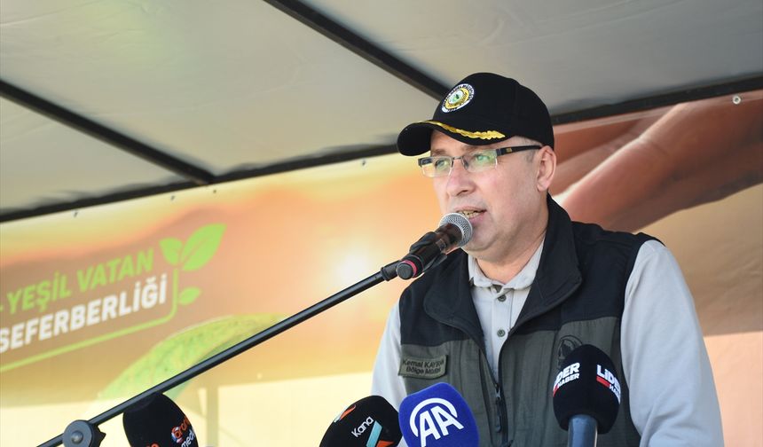 Antalya ve çevre illerde fidanlar toprakla buluşturuldu