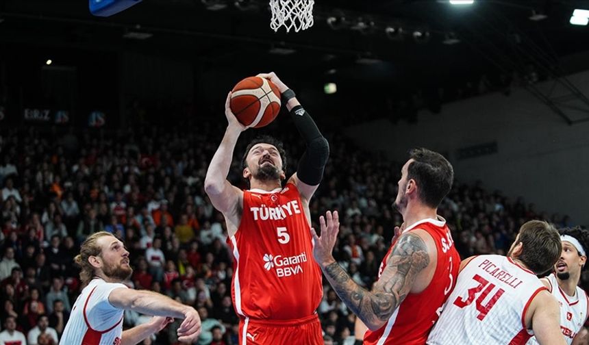 Milliler İsviçre’yi Rahat Geçti: 85-60