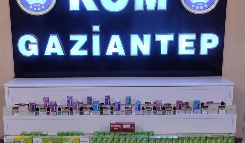 Gaziantep'te kaçakçılık operasyonu yapıldı
