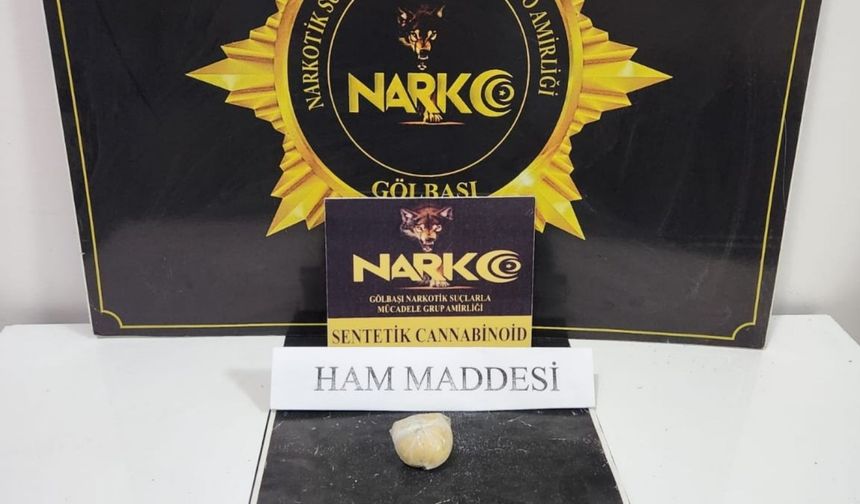 Gölbaşı'nda Narkotik Operasyonu