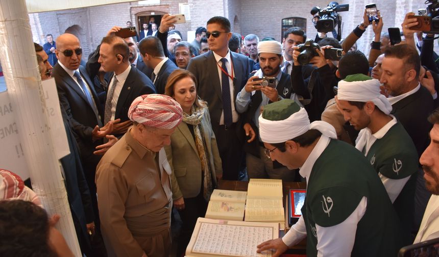 KDP Başkanı Mesut Barzani, Şırnak'ta ziyaretlerde bulundu