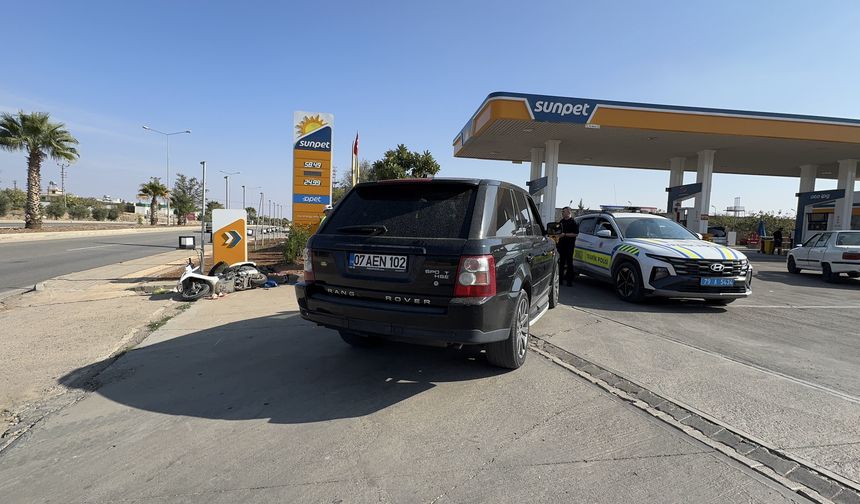 Kilis'te motosiklet ile SUV tipi araç çarpıştı