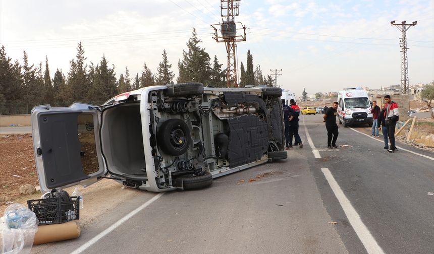Kilis'te trafik kazasında 4 kişi yaralandı