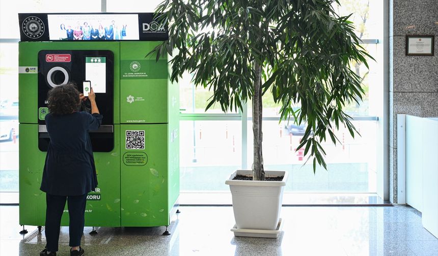 TBMM Yerleşkesine Depozito İade Makineleri Kuruldu