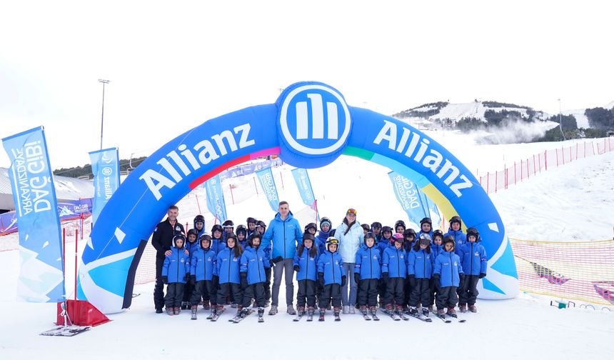 Allianz'dan kız çocuklarına uzun soluklu kayak desteği