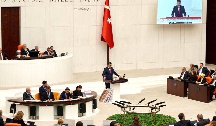 Bakan Murat Kurum, TBMM'de eleştirileri cevapladı