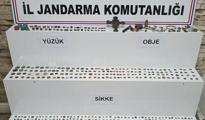 Diyarbakır'da Bizans dönemine ait objeler ele geçirildi