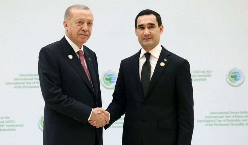 Erdoğan'dan Türkmenistan'a barış ve güven vurgusu