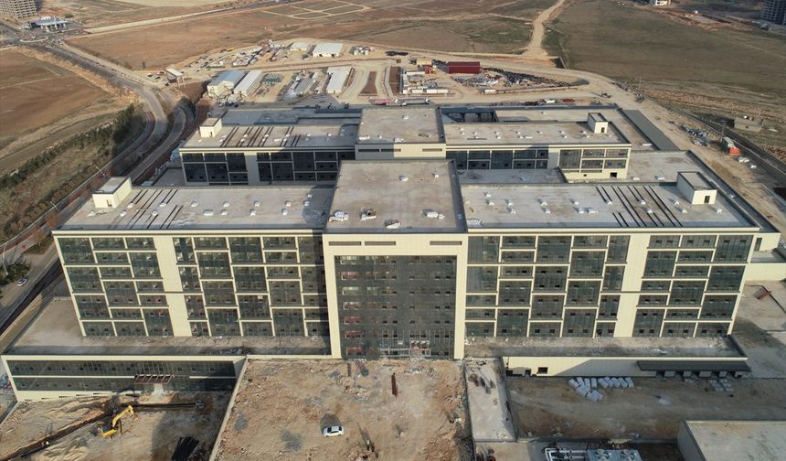 Mardin Şehir Hastanesi inşaatında sona gelindi