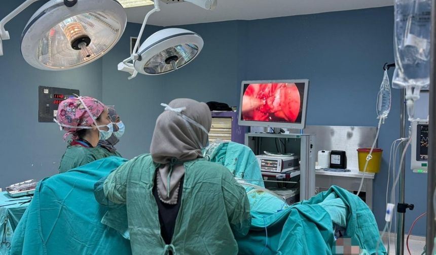 Kahta'da ilk V-NOTES yöntemi ilk kez uygulandı