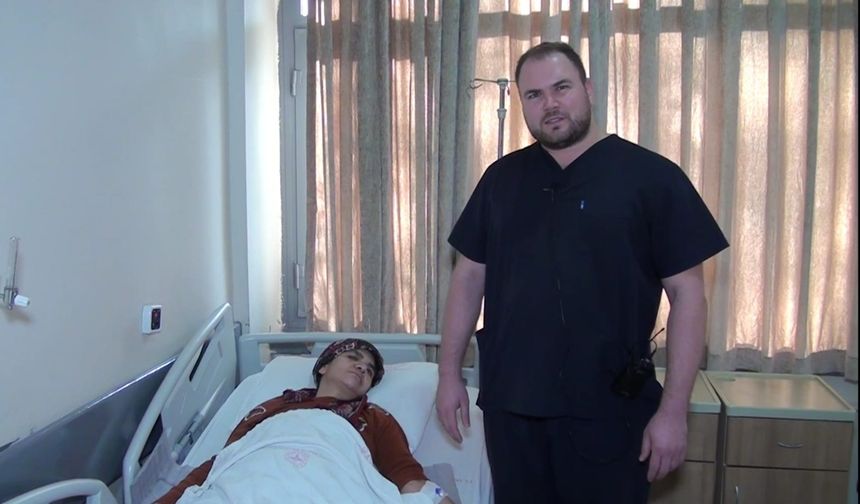 Karnından 25 santimlik kist çıkan kadın tedavi oldu