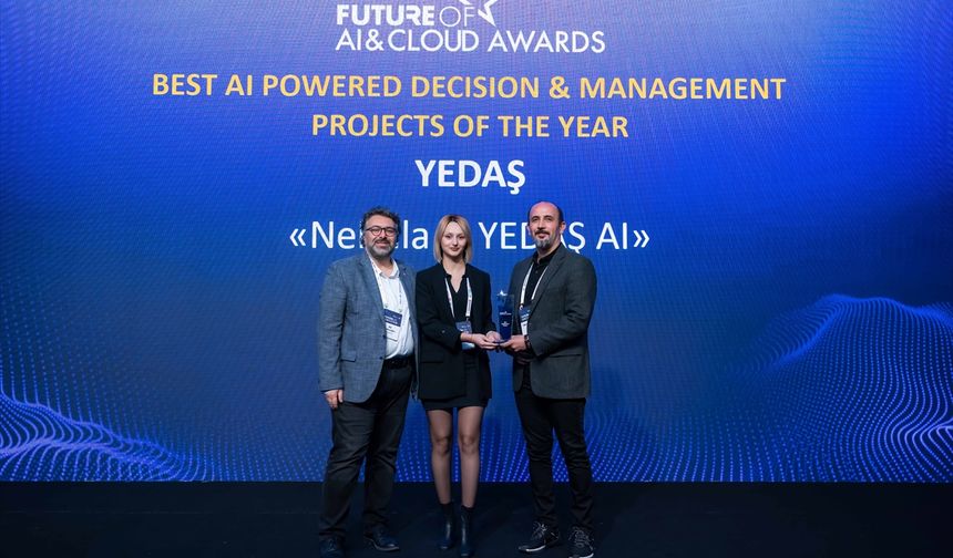 YEDAŞ, yapay zeka projeleriyle iki ödül kazandı