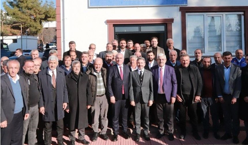 Ahmet Aydın Akıncılar’da Vatandaşlarla Buluştu