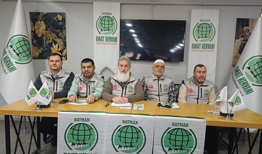 Batman Umut Kervanı 2025 yılı faaliyet raporunu açıkladı