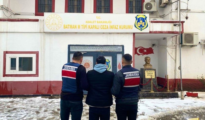 Batman'da firari hükümlü yakalandı