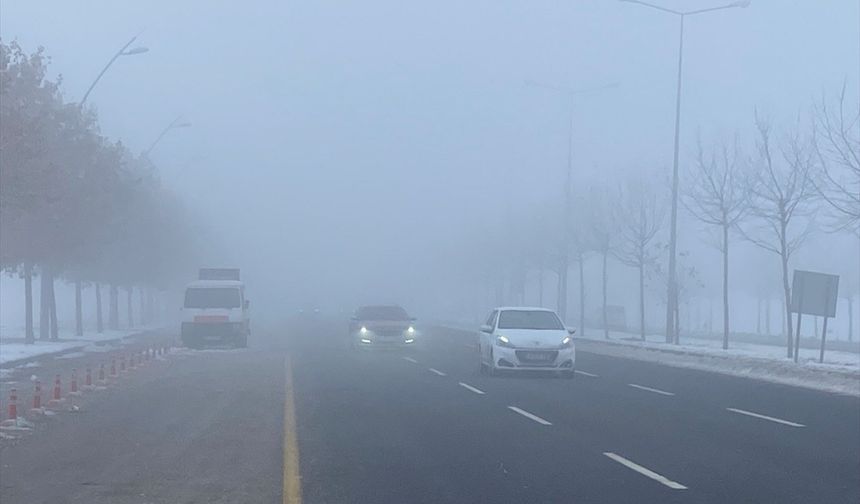 Diyarbakır genelinde sis etkili oldu