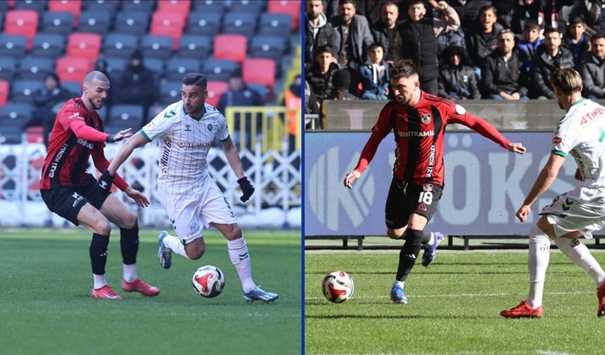 Gaziantep FK:1 - TÜMOSAN Konyaspor: 1