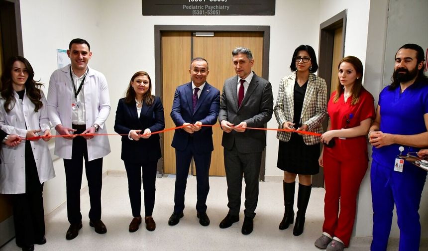 Gaziantep Şehir Hastanesi'nde Çocuk ve Ergen Ruh Sağlığı Servisi hizmete açıldı