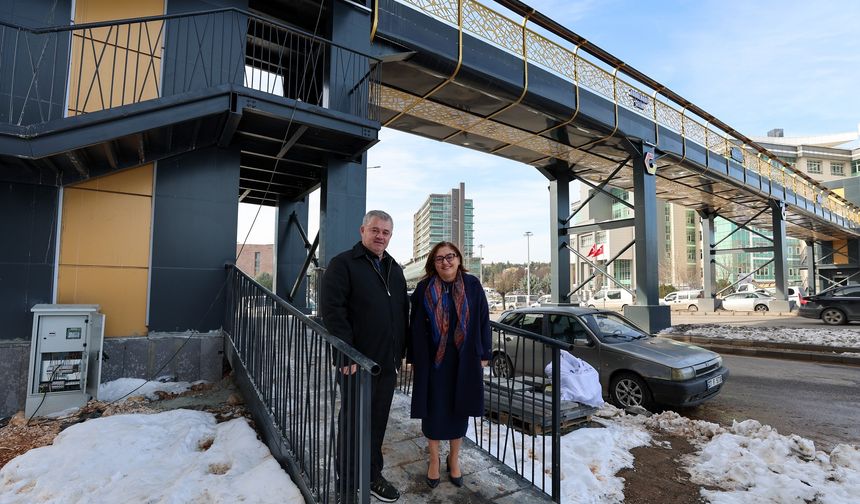Gaziantep'te Abdülhadi Çelik Üst Geçidi hizmete açıldı