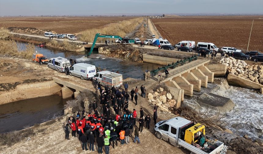 Şanlıurfa’da Sulama Kanalına Düşen Sürücü Aranıyor