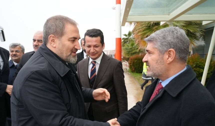 Şen, Besni Belediye Başkanı ile bir araya geldi