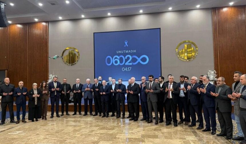 Ankara’daki Adıyamanlılar Deprem Şehitlerini Andı