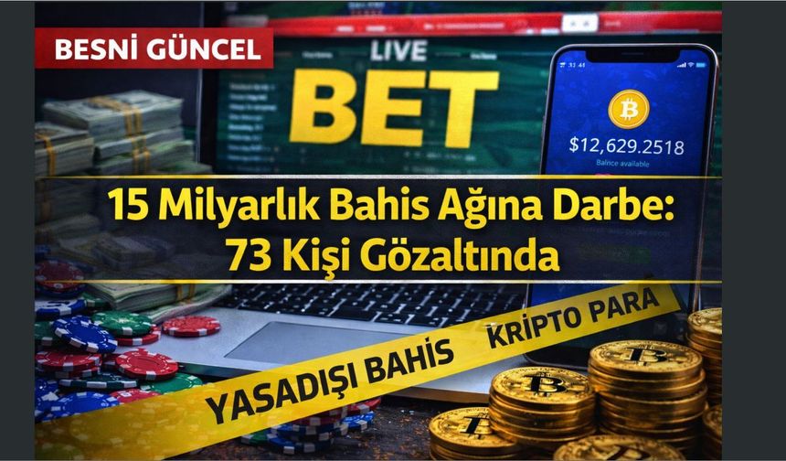 10 İlde Bahis Operasyonunda 73 Gözaltı