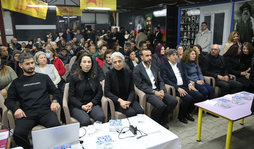 DEM Parti Eş Genel Başkanı Hatimoğulları, Adıyaman'da anma etkinliğine katıldı