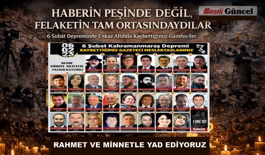 “Haberin Peşinde Değil, Felaketin Tam Ortasındaydılar”