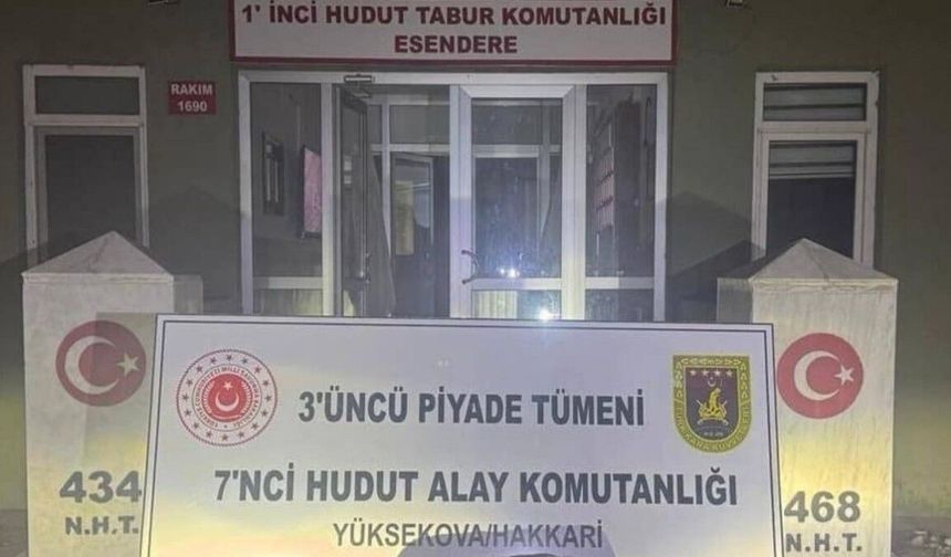 Hakkari hudutlarında Narkotik operasyonu
