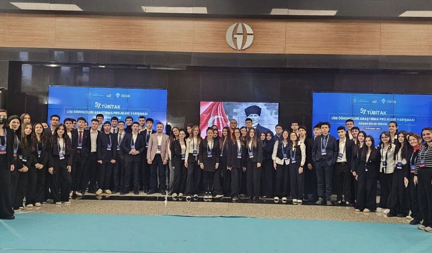 SANKO Öğrencileri TÜBİTAK yarışmasında 5 birincilik aldı