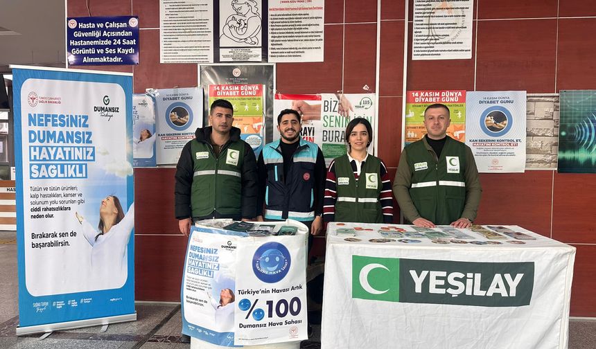 Şırnak'ta 'Dünya Sigarayı Bırakma Günü' kapsamında etkinlik düzenlendi