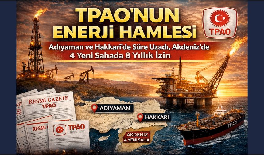 TPAO’nun Enerji Hamlesi: Adıyaman ve Hakkari’de Süre Uzadı