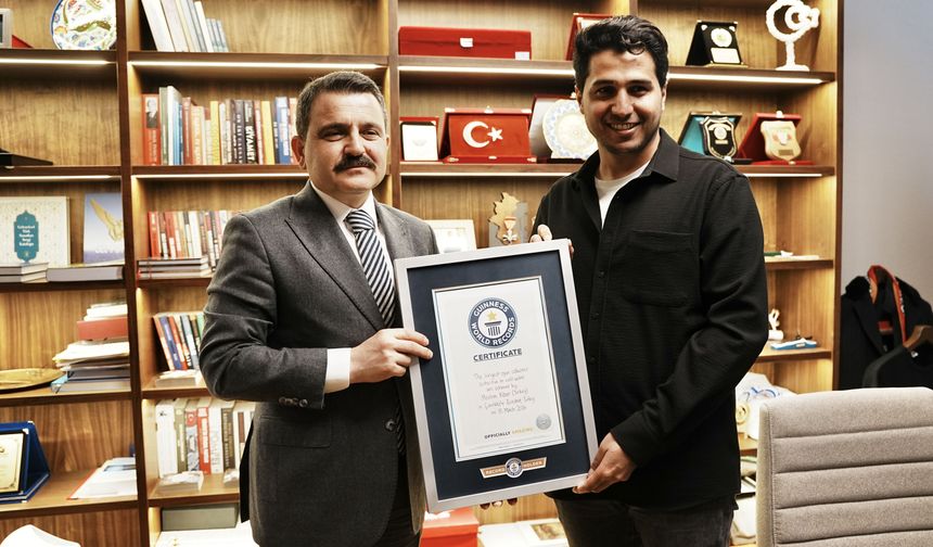 Rekortmen Dalgıç Gelibolu Tarihi Alan Başkanıyla Buluştu