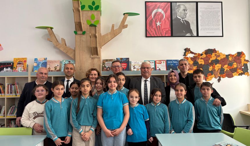 TSKB İç Anadolu’da Okul Kütüphaneleri Açtı