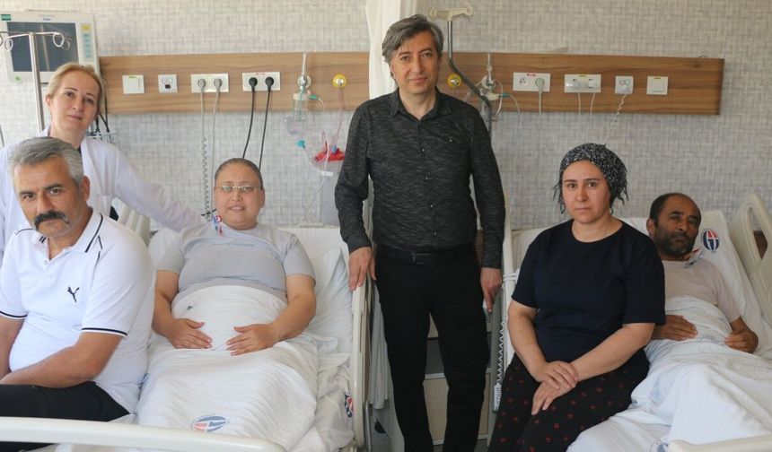 Gaziantep’te Çapraz Nakil İki Aileyi Birleştirdi