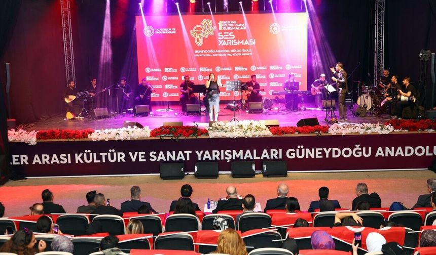 Güneydoğu'nun en güçlü sesleri Adıyaman'da yarıştı