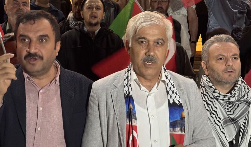 Kahramanmaraş’ta İsrail’e Gazze Protestosu