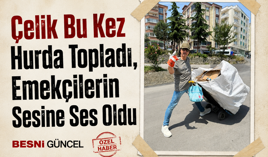 Ünlü Sanatçı Çelik'ten Samsun'da Anlamlı Farkındalık