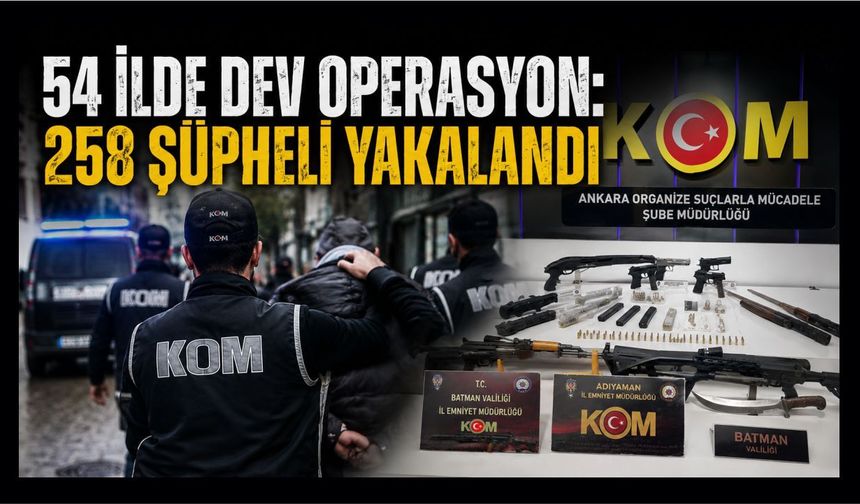 Sosyal Medya Suçlarına 54 İlde Eş Zamanlı Operasyon