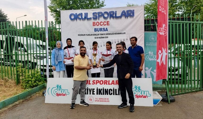 Adıyaman'da köy okulu öğrencilerden boccede Türkiye derecesi