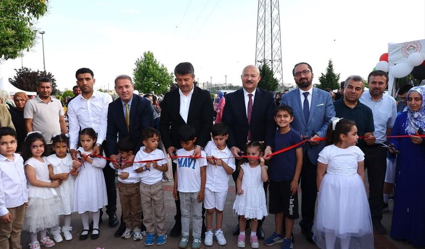 Adıyaman'da Kur'an Kursu öğrencilerinden yıl sonu programı