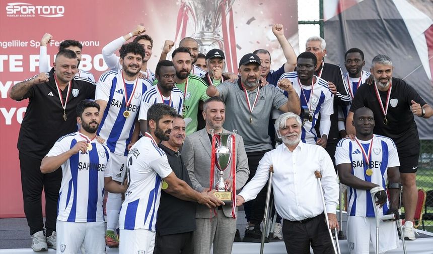 Ampute Futbol Türkiye Kupası Şahinbey'in Oldu