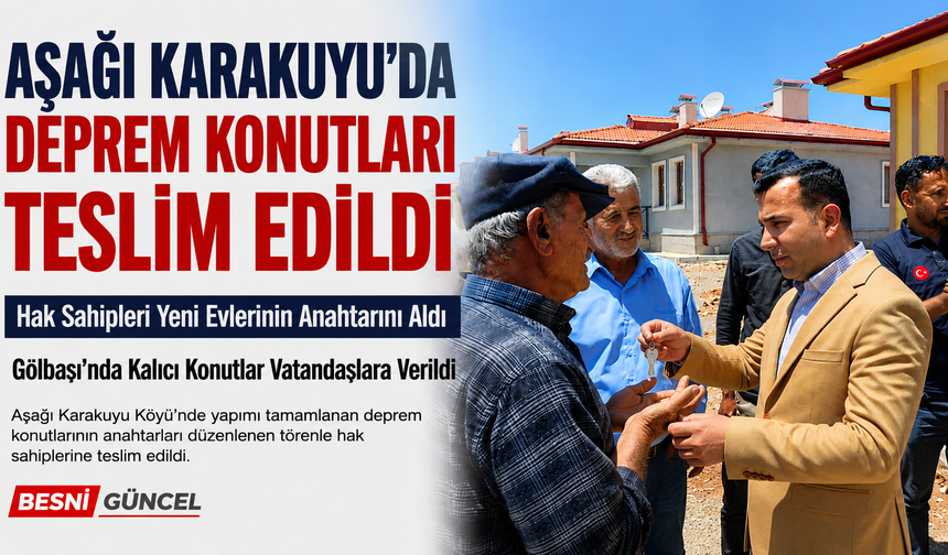 Hak Sahipleri Yeni Evlerinin Anahtarını Aldı