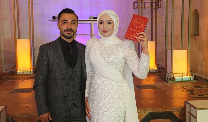 Gaziantep'te çiftler 06.06.2026 tarihine nikah için akın etti